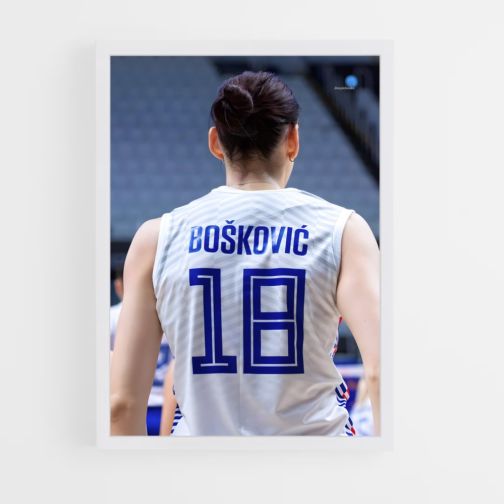 Poster Tijana boskovic actif – affiche Volleyball (vue 3)